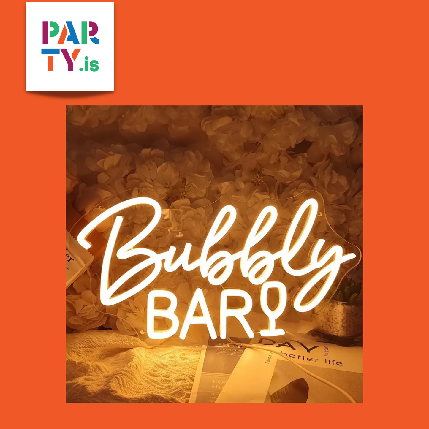 Bubbly bar - Led skilti